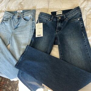 Pistola boot cut flare leg & Abrand straight leg bundle. NWT